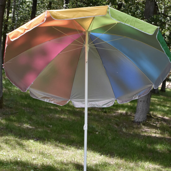 Парасолька садова Jumi Garden 220см кольоровий