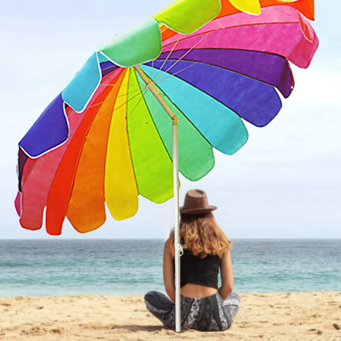 Парасолька садова Jumi Garden 220см кольоровий