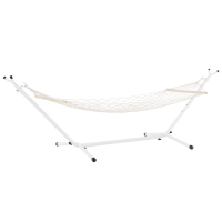 Гамак плетеный Jumi Garden с белой планкой.