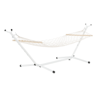 Гамак плетеный Jumi Garden с белой планкой.