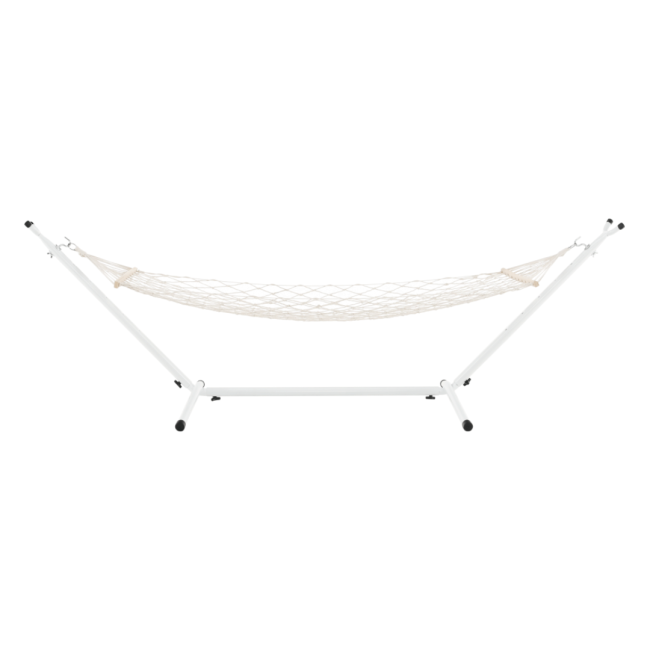Гамак плетений Jumi Garden з планкою білий