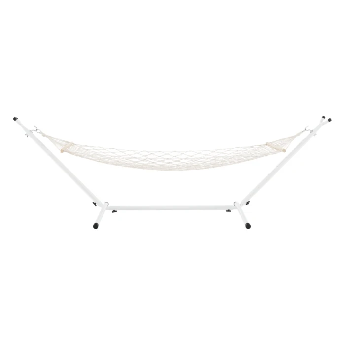 Гамак плетений Jumi Garden з планкою білий