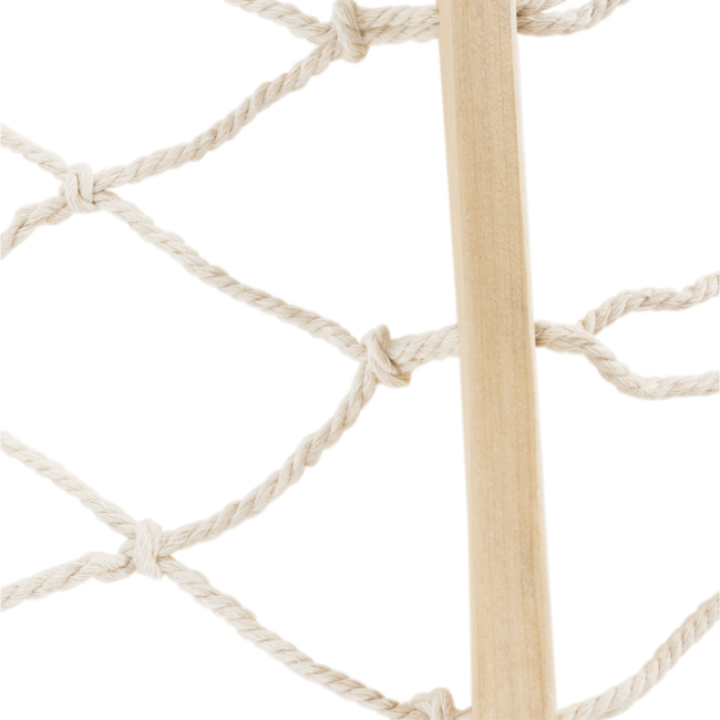 Гамак плетений Jumi Garden з планкою білий