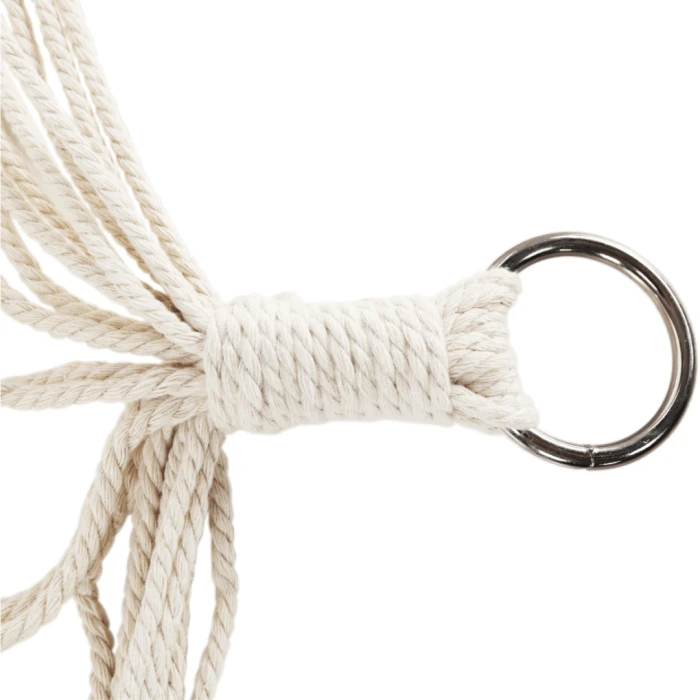 Гамак плетений Jumi Garden з планкою білий