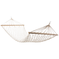 Гамак плетеный Jumi Garden с белой планкой.