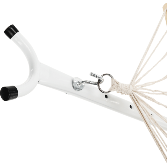 Гамак плетений Jumi Garden з планкою білий