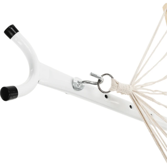 Гамак плетений Jumi Garden з планкою білий