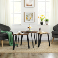 Комплект журнальних столиків Leobert Kombo 3 шт в стилі Loft