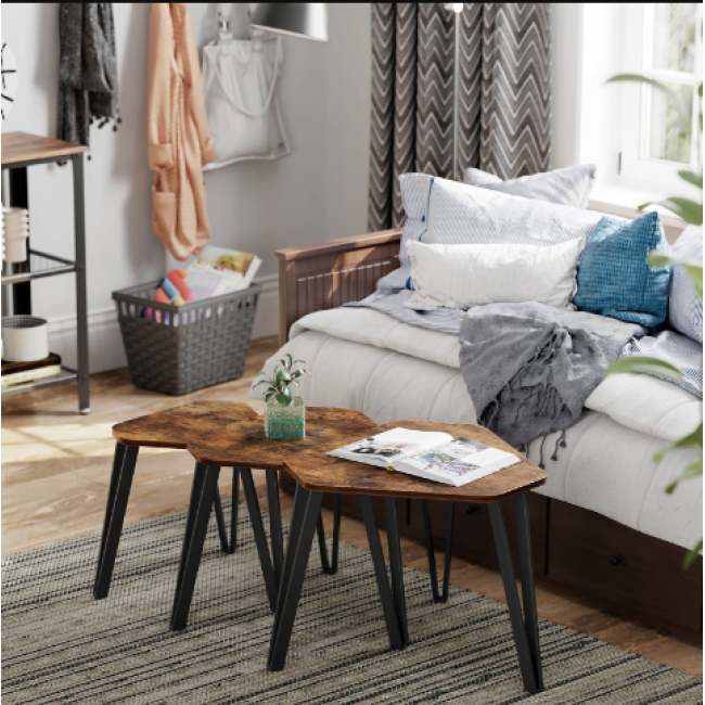 Комплект журнальних столиків Leobert Kombo 3 шт в стилі Loft