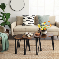 Комплект журнальних столиків Leobert Kombo 3 шт в стилі Loft