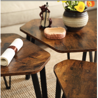 Комплект журнальних столиків Leobert Kombo 3 шт в стилі Loft