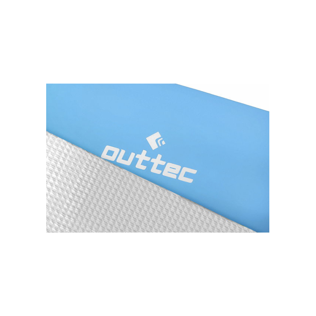 Килимок туристичний фольгований Outtec EVA 1см блакитний