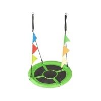 Садовые качели - гнездо Outtec XXL с флажками зеленый