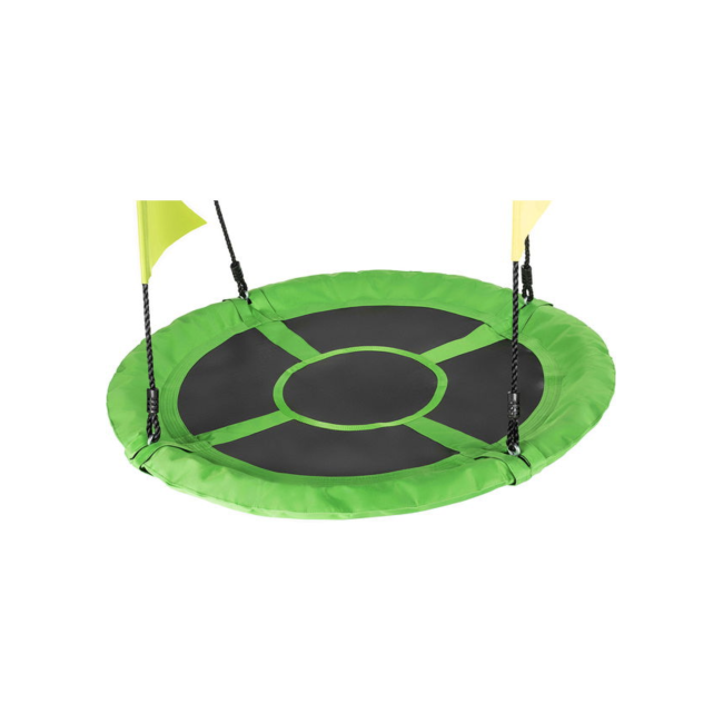 Садовые качели - гнездо Outtec XXL с флажками зеленый