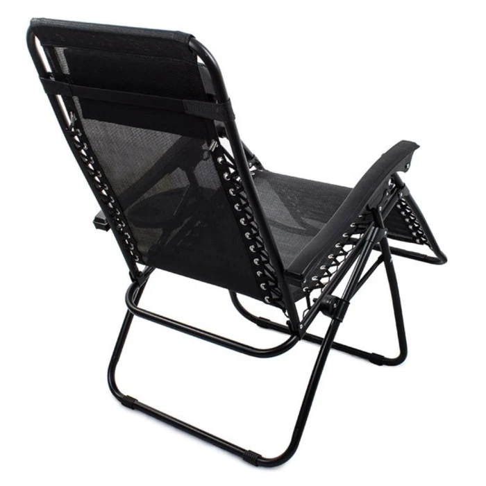 Шезлонг лежак Outtec Zero Gravity раскладной серый