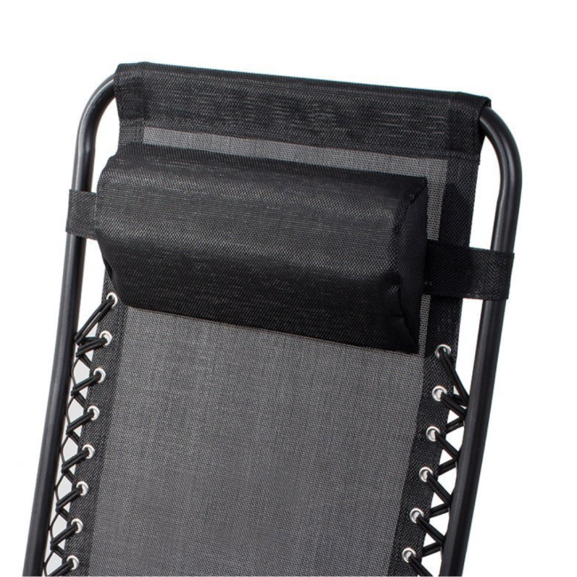 Шезлонг лежак Outtec Zero Gravity раскладной серый