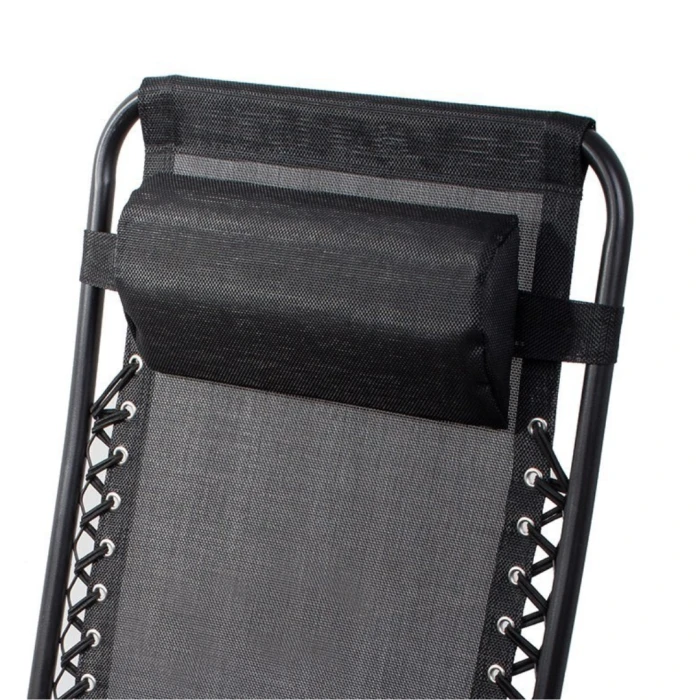 Шезлонг лежак Outtec Zero Gravity раскладной серый