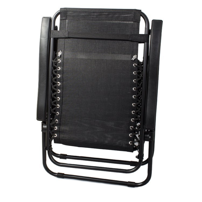 Шезлонг лежак Outtec Zero Gravity раскладной серый