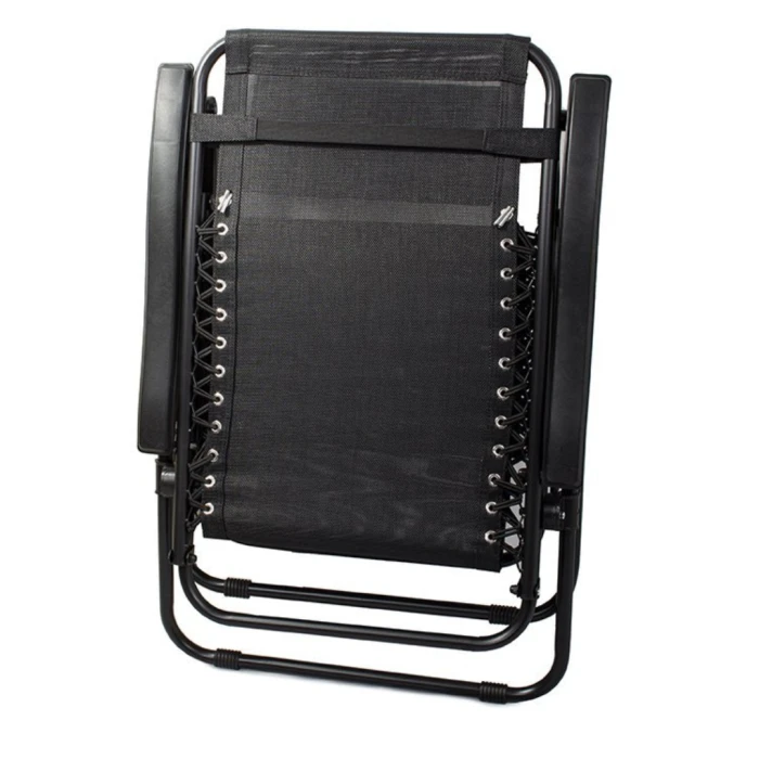 Шезлонг лежак Outtec Zero Gravity раскладной серый