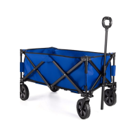 Тележка туристическая Outtec складная темно-синяя