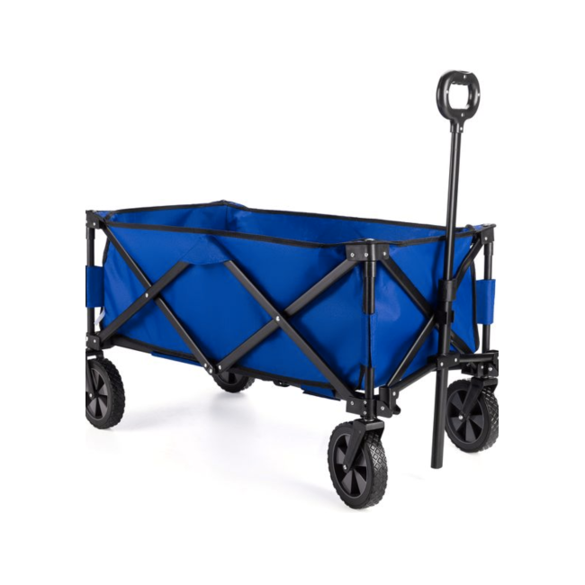 Тележка туристическая Outtec складная темно-синяя