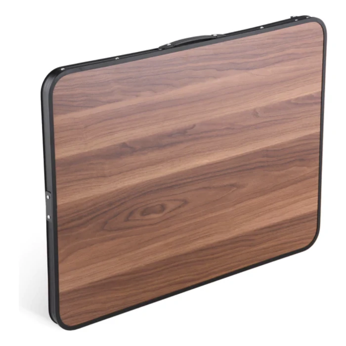 Кемпінговий стіл Outtec 80x60x70см розкладний коричневий