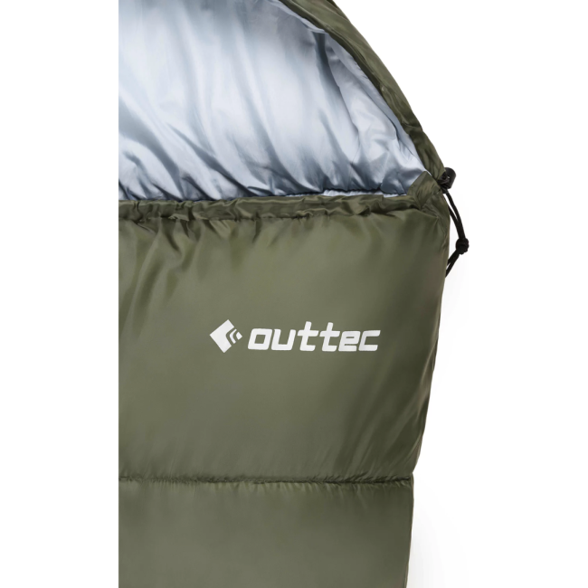 Спальный мешок кокон Outtec Mummy демисезон хаки