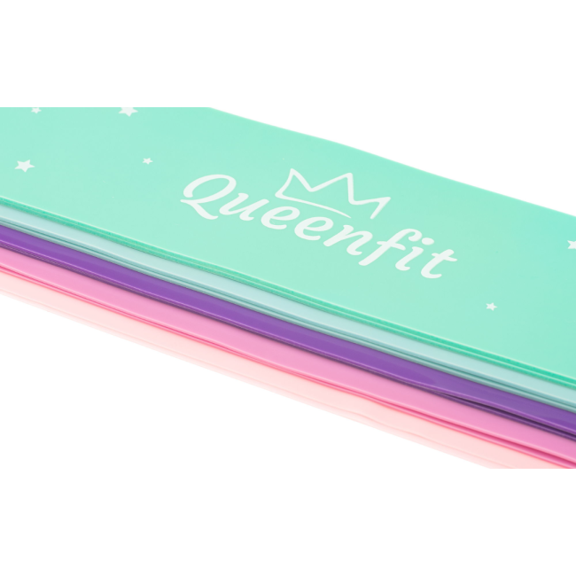 Набір резинок для фітнесу Queenfit 0,5-30кг Q-66436