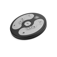 Диск здоровья Queenfit массажный с магнитами и счетчиком черно-серый