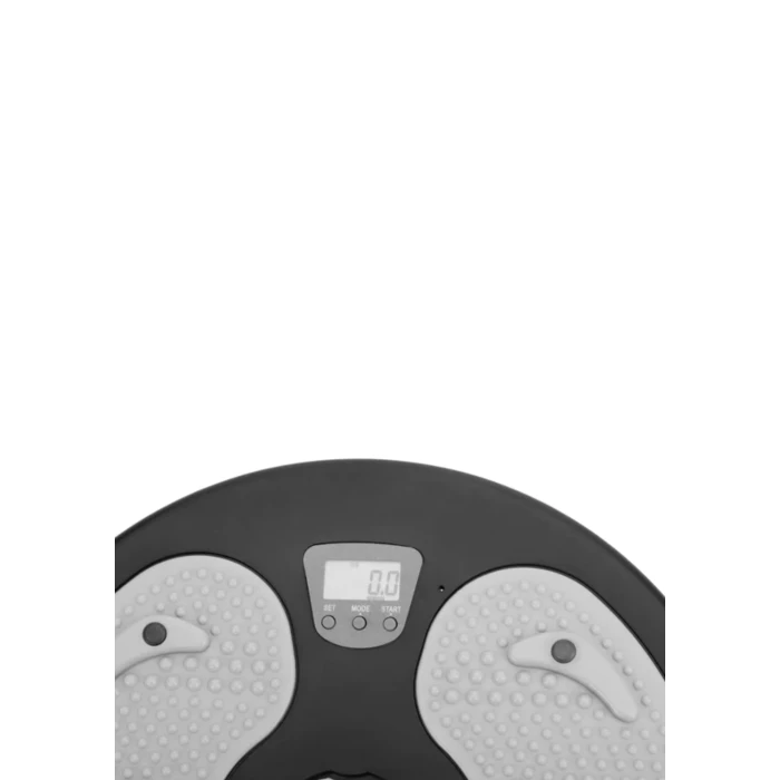 Диск здоров'я Queenfit масажний з магнітами і лічильником чорно-сірий