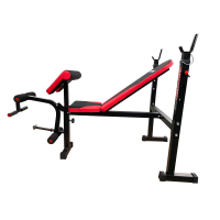 Лавка для жиму York Fitness ASPIRE 320 з стійкою для штанги та партою Скотта