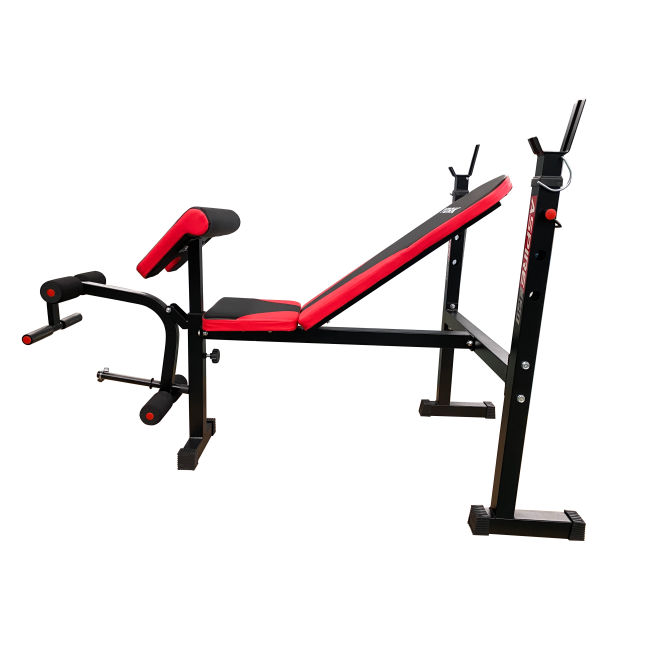 Скамейка для жима York Fitness ASPIRE 320 с стойкой для штанги и партой Скотта