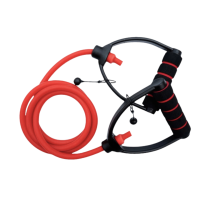 Эспандер трубчатый с ручками York Medium, красный.