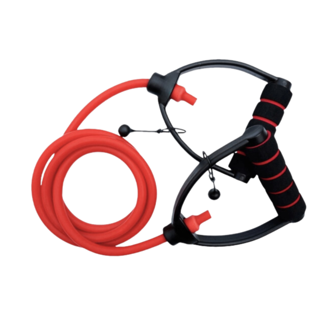 Эспандер трубчатый с ручками York Medium, красный.