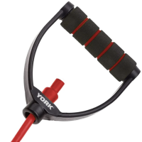 Эспандер трубчатый с ручками York Medium, красный.