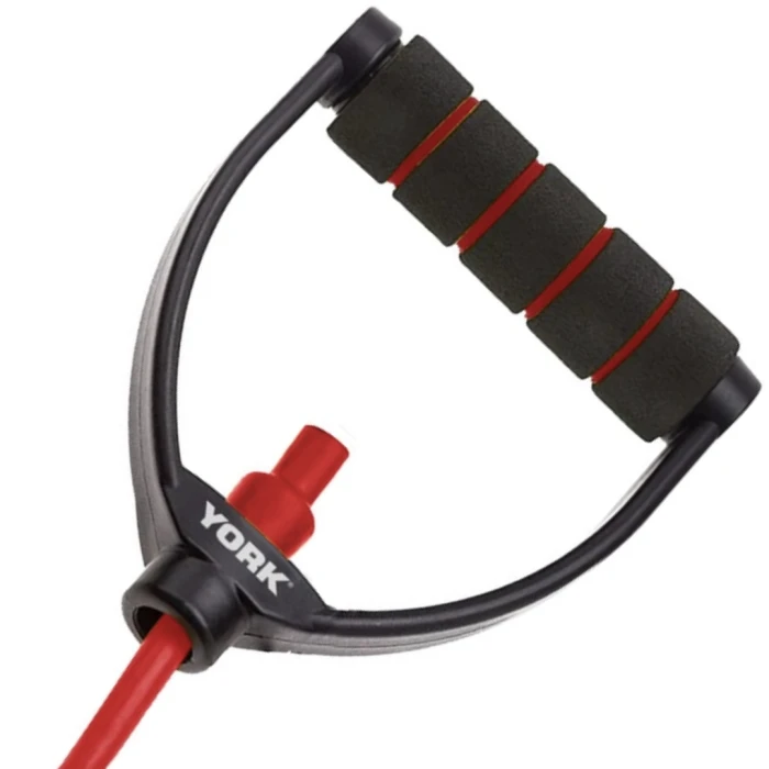 Еспандер трубчастий з ручками York Medium, червоний