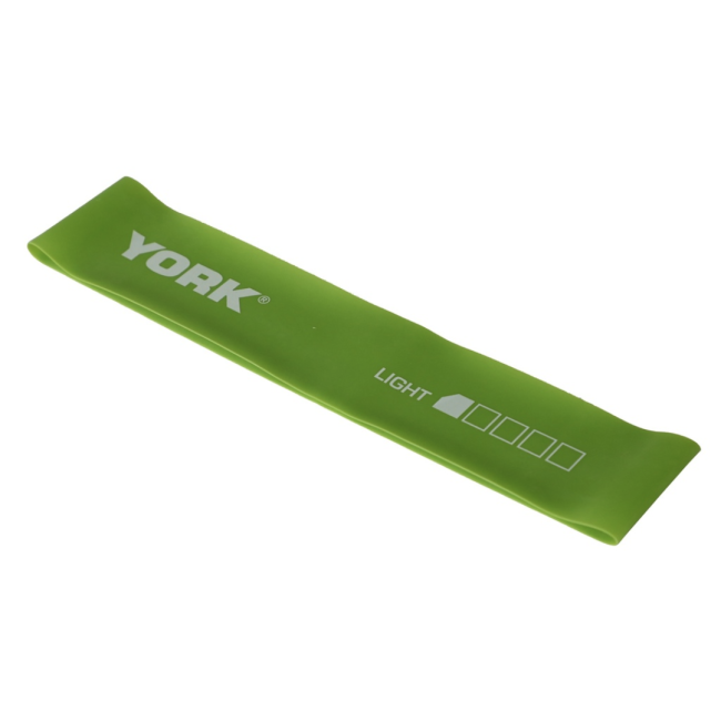 Резинка для фитнеса York Light, зеленый