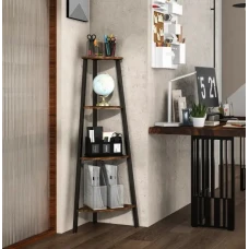 Этажерка Costway Leo угловая в стиле Loft