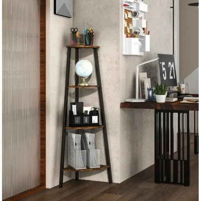 Этажерка Costway Leo угловая в стиле Loft