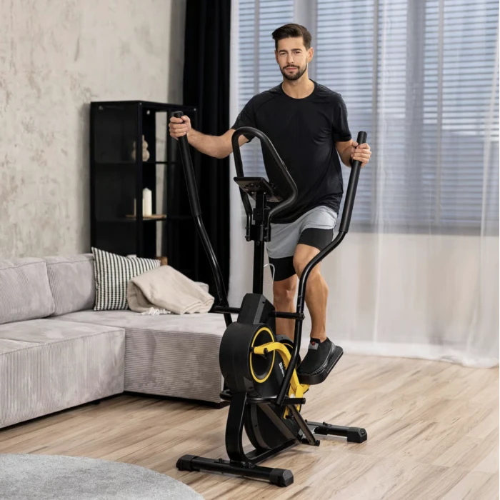 Орбитрек магнитный Hop-Sport HS-450B Dynamic черно-желтый