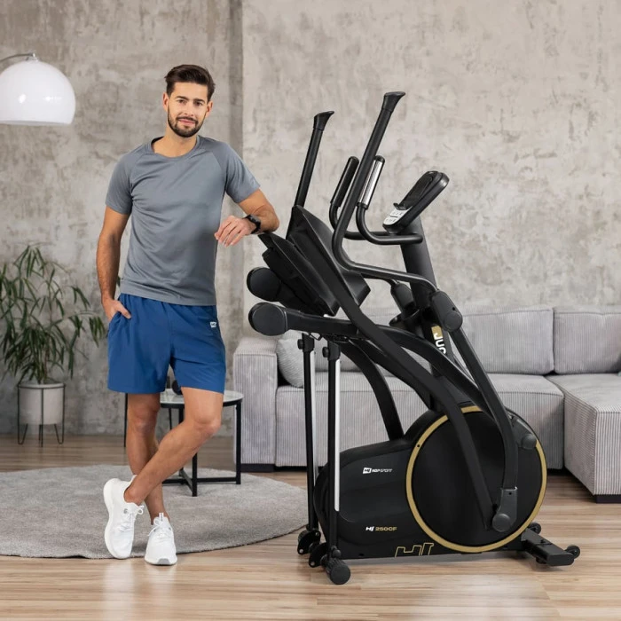 Орбітрек Hop-Sport HS-250CF Jucon чорно-золотистий