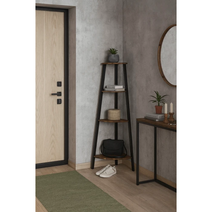 Этажерка Costway Leo угловая в стиле Loft