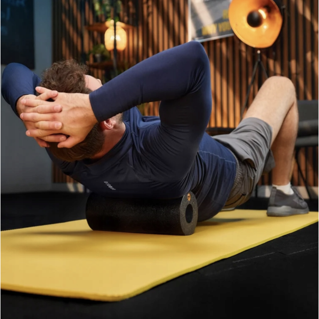 Роллер массажер гладкий Trex Sport TX-033EPR EPP 33см черный