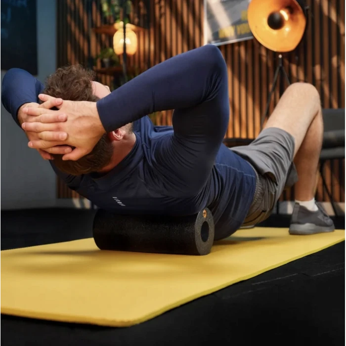 Роллер масажер гладкий Trex Sport TX-033EPR EPP 33см чорний