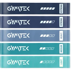 Набір резинок для фітнесу Gymtek 0,5-30кг синій