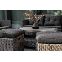 Набір садових меблів Di Volio Firenze сірий/графітовий