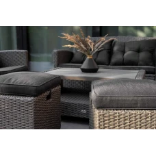 Набір садових меблів Di Volio Firenze сірий/графітовий