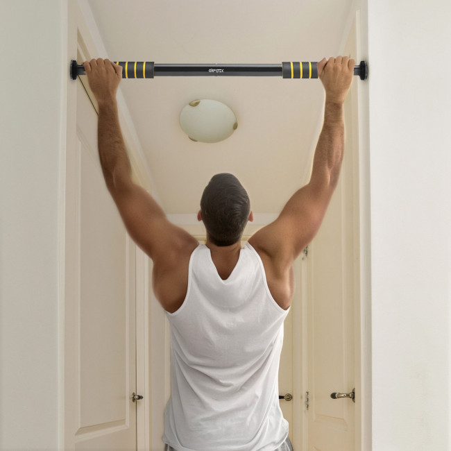 Турнік розсувний GYMTEK 63-100см чорно-жовтий