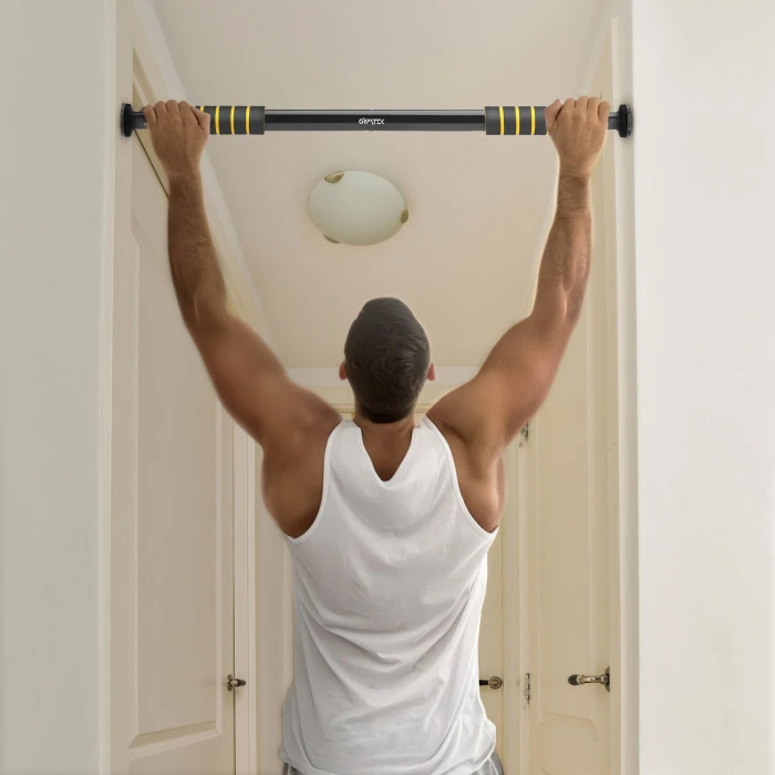 Турник раздвижной GYMTEK 63-100см черно-желтый