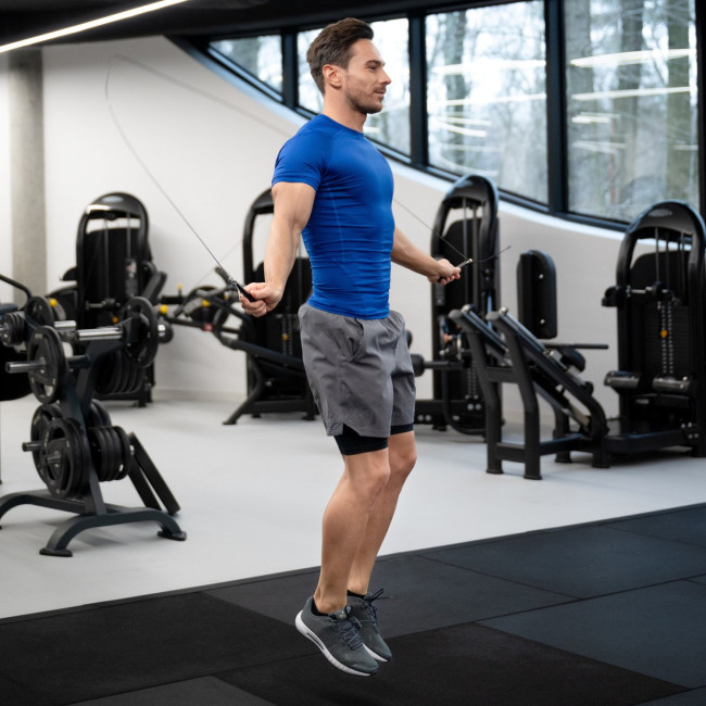 Скакалка Gymtek швидкісна чорна